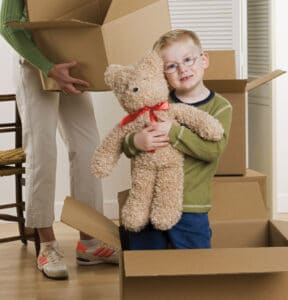 moving with kids