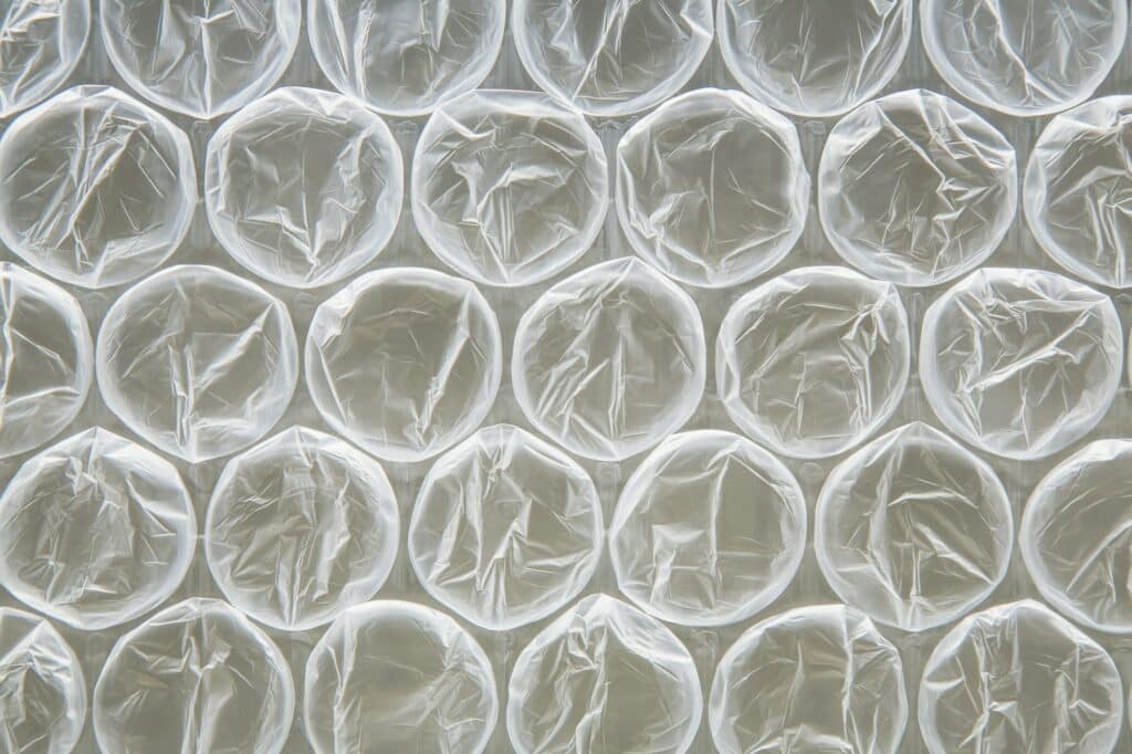 Why You Need High-Quality Moving and Packing Materials 4 Close up of bubble wrap, used for packaging